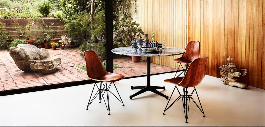Capture - Eames Molded Plywood Chair, Eames Contract Base Table
